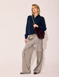Lindsay Nicholas New York Pants Bleecker Street Pant in Silver