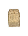 Lindsay Nicholas New York SKIRTS Lace Skirt in Gold