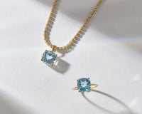 Cove Fine Jewelry Necklace Horizon | Sky Topaz Pendant Necklace