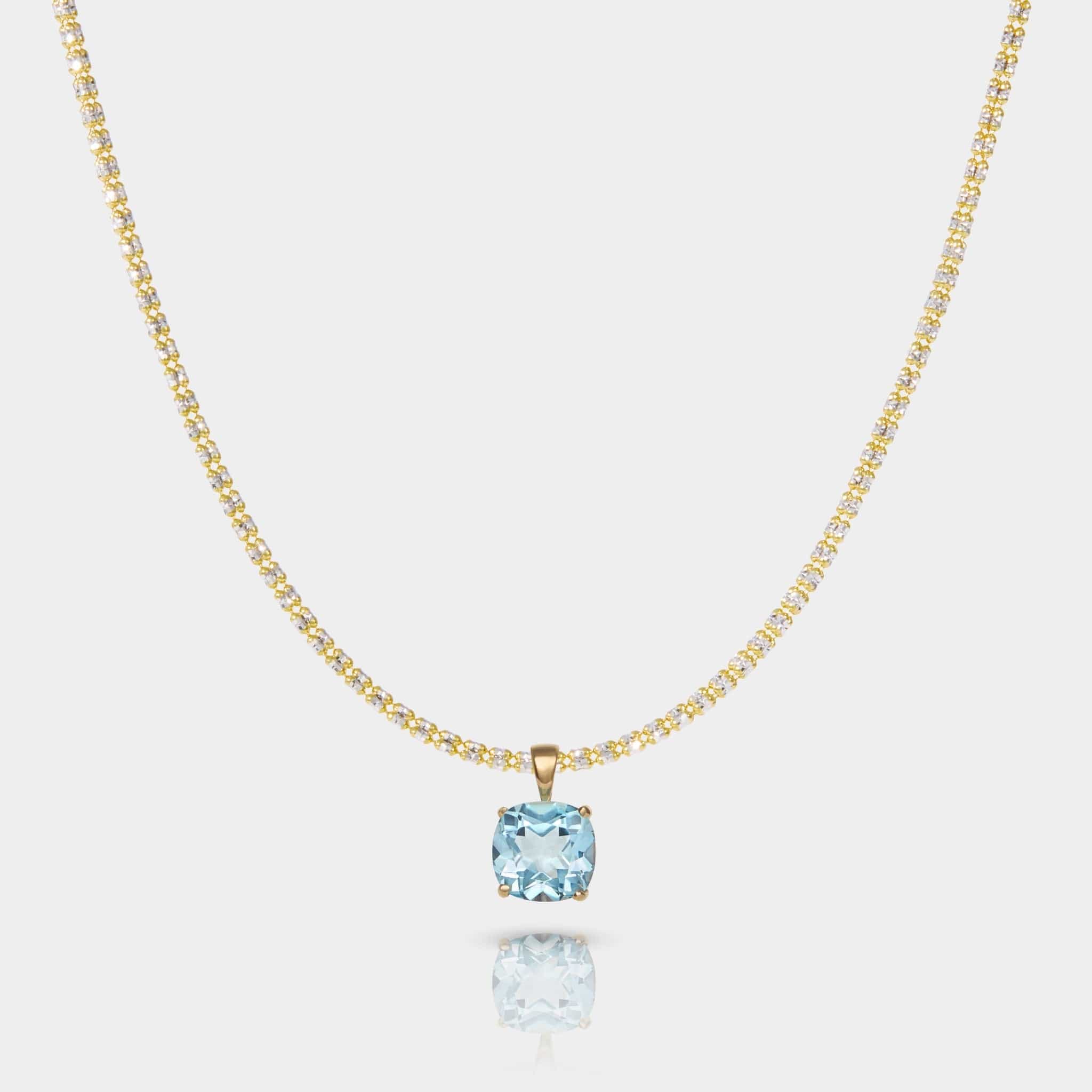 Cove Fine Jewelry Necklace Horizon | Sky Topaz Pendant Necklace