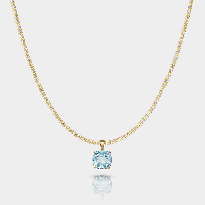 Cove Fine Jewelry Necklace Horizon | Sky Topaz Pendant Necklace