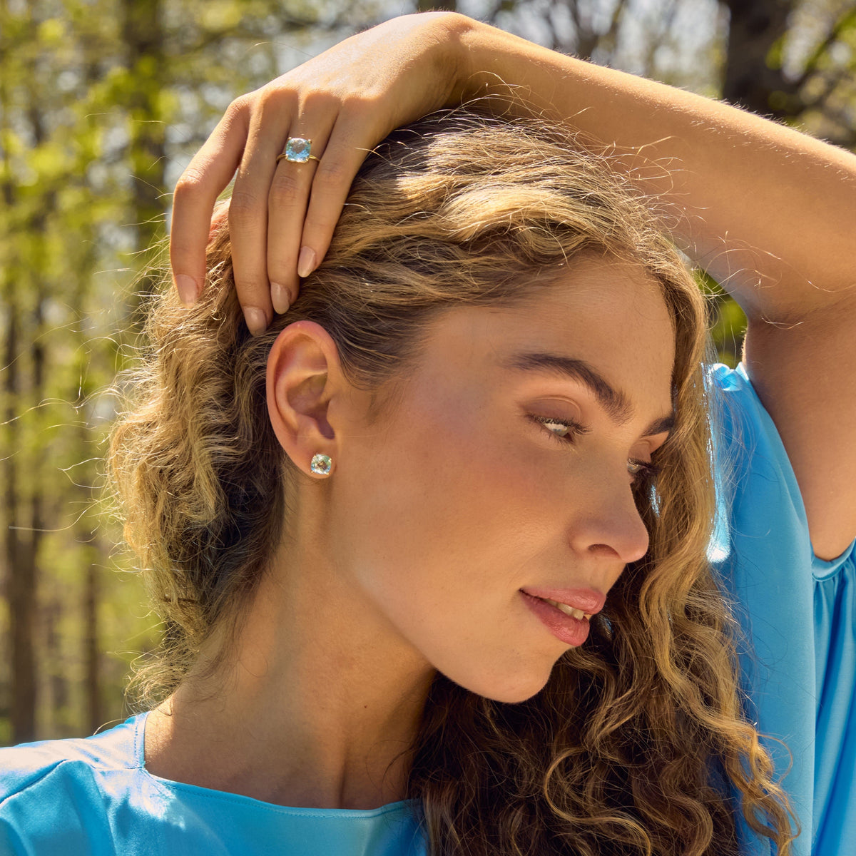 Cove Fine Jewelry Earrings Tide | New Hampshire | Sky Topaz Earrings