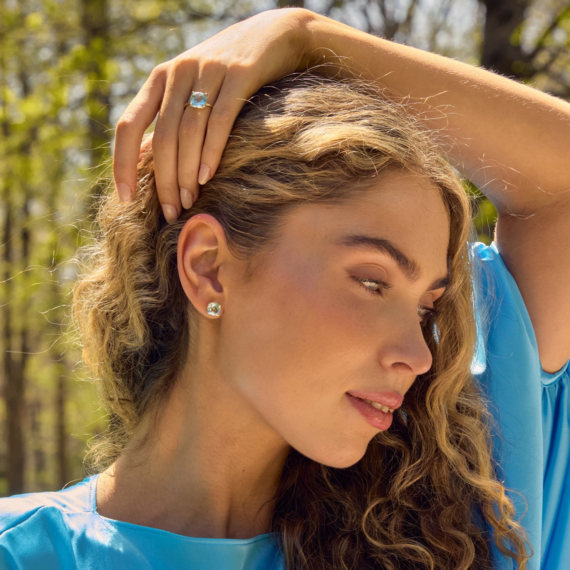Cove Fine Jewelry Earrings Tide | New Hampshire | Sky Topaz Earrings