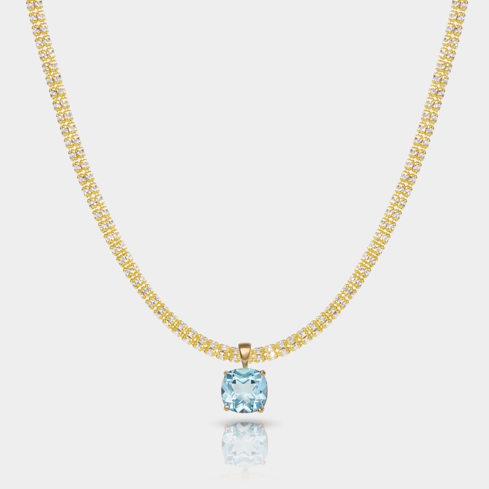 Cove Fine Jewelry Necklace Horizon | Sky Topaz Pendant Necklace