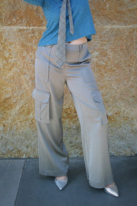 Lindsay Nicholas New York Bleecker Street Pant in Silver