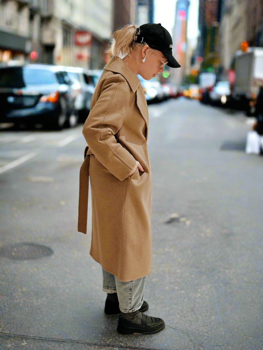 Sophie Coat in Camel