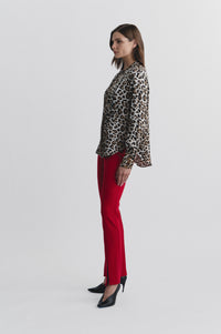 Lindsay Nicholas New York Pants Ally Pant in Classic Red