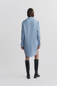 Lindsay Nicholas New York DRESS Tuxedo Dress in Chambray