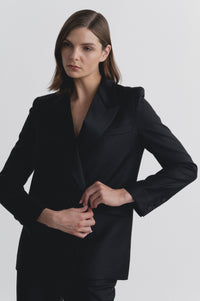 Tuxedo Jacket in Black