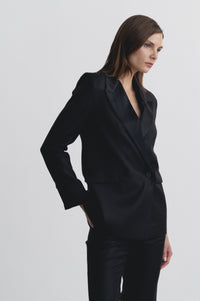 Lindsay Nicholas New York JACKETS Tuxedo Jacket in Black