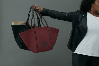 X-Nihilo x West 14th Fifth Avenue Tote Bag in Burgundy