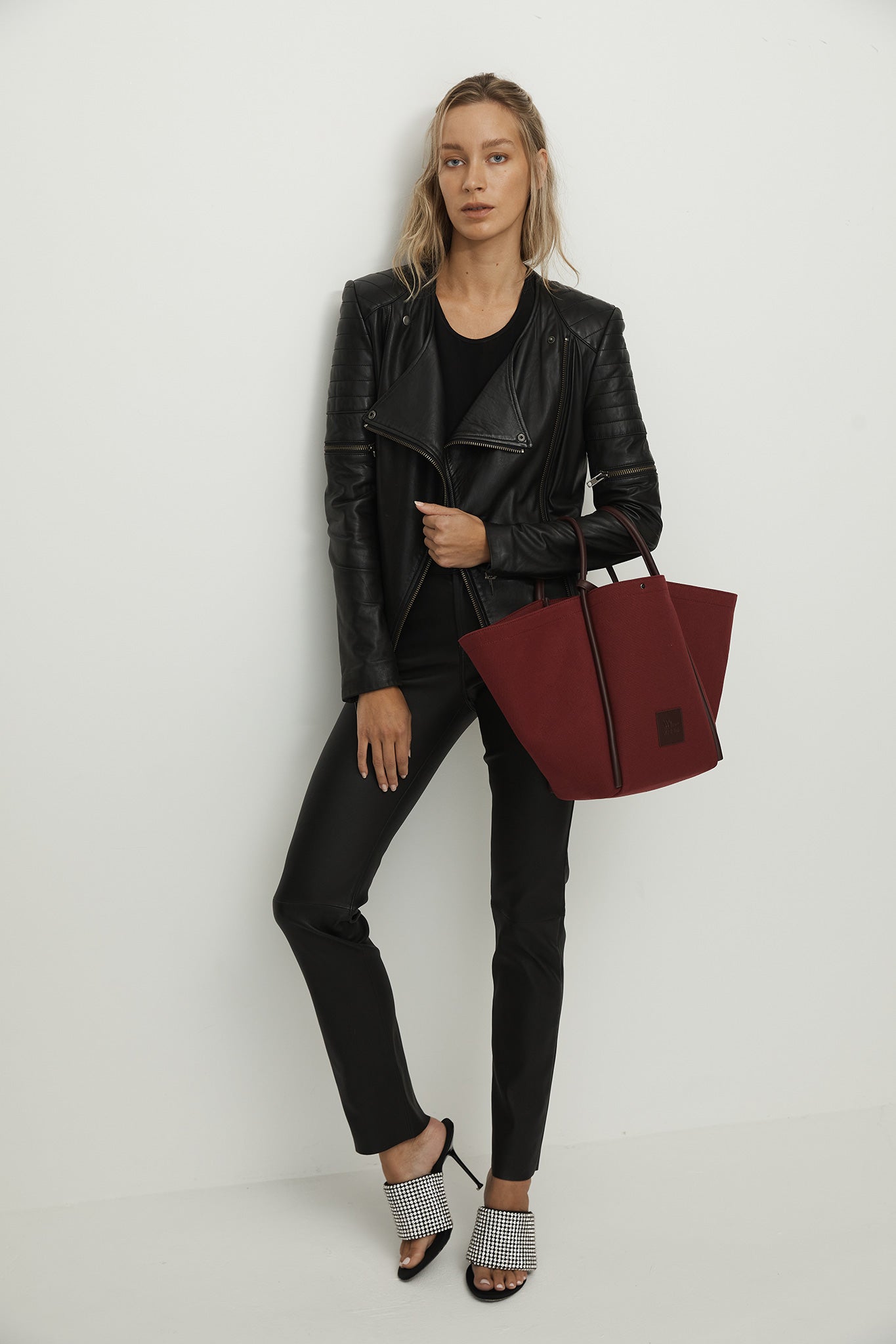 X-Nihilo x West 14th Fifth Avenue Tote Bag in Burgundy