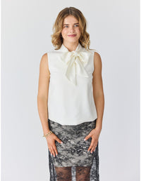 Lindsay Nicholas New York SKIRTS Lace Skirt in Black with Nude Slip