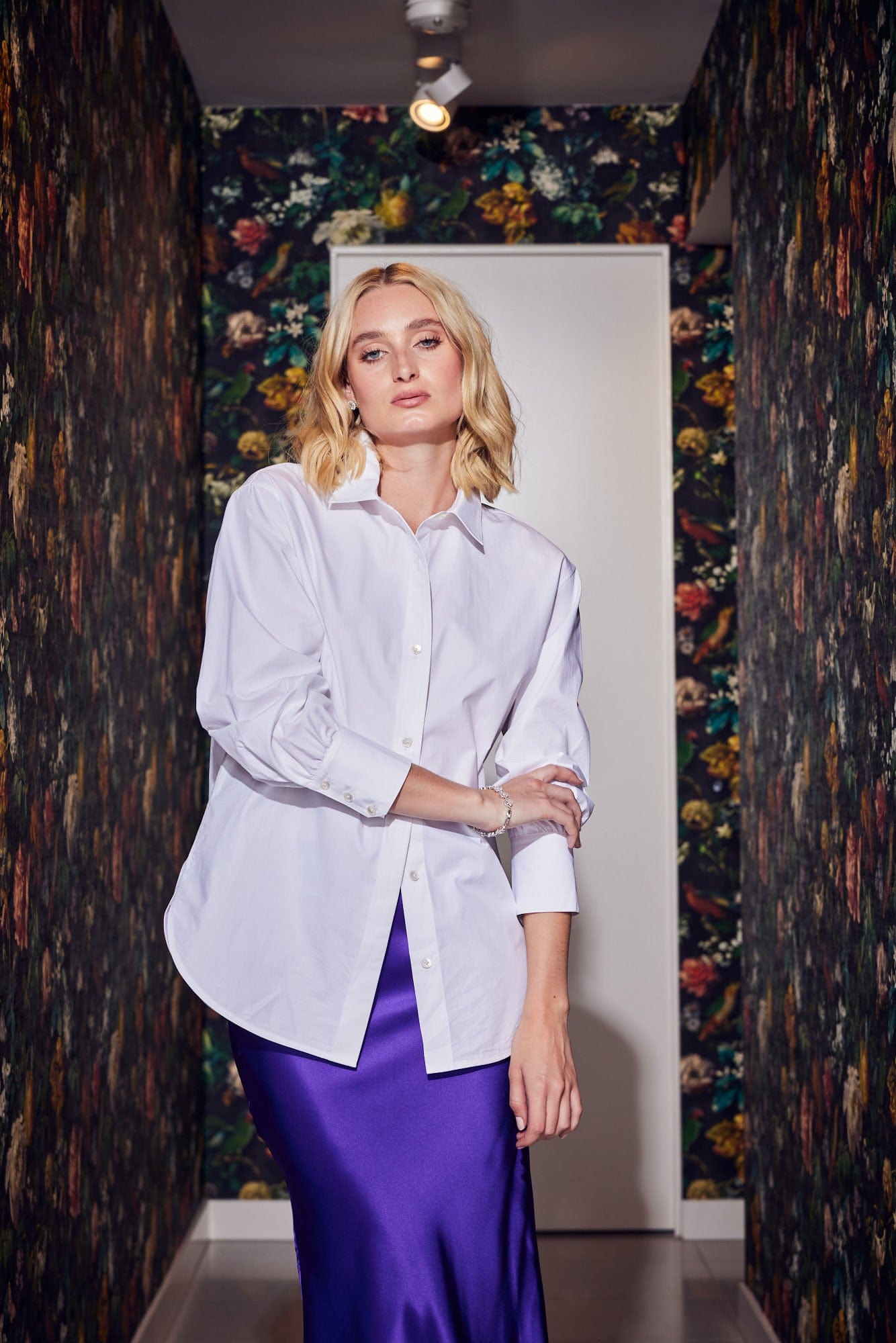 Marcia Oversized Shirt in White
