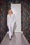 Lindsay Nicholas New York Pants Elizabeth Trouser in Winter White