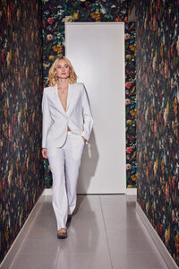 Lindsay Nicholas New York Pants Elizabeth Trouser in Winter White