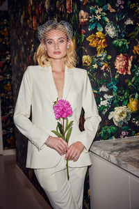 Lindsay Nicholas New York Pants Elizabeth Trouser in Winter White