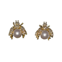 Stephanie Browne Jewellery Bumble Bee Earring in Gold