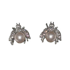 Stephanie Browne Jewellery Bumble Bee Earring in Silver