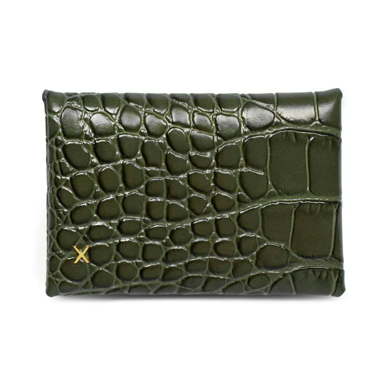 X-Nihlio Handbags bags Carla Card Holder in Olive
