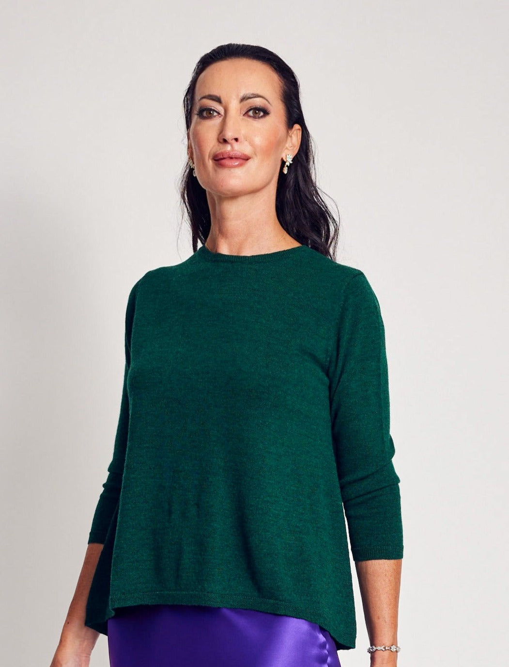 Wellesley Sweater in Emerald