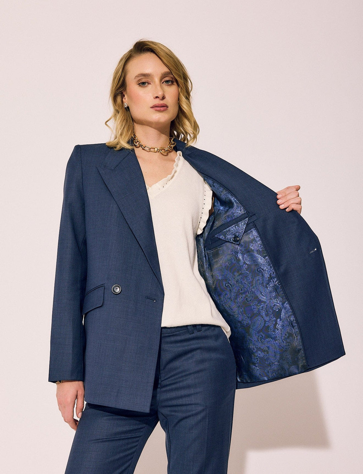 Lindsay Nicholas New York JACKETS Lexington Avenue Jacket in Denim