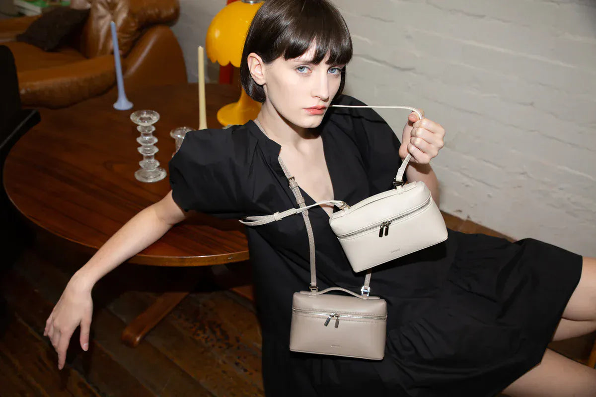 X-Nihlio Handbags bags Number 2 Bag in Ivory White