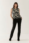 Lindsay Nicholas New York Elizabeth Trouser in Black Tropical Weight Wool
