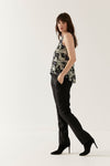 Lindsay Nicholas New York Elizabeth Trouser in Black Tropical Weight Wool