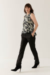 Lindsay Nicholas New York Elizabeth Trouser in Black Tropical Weight Wool
