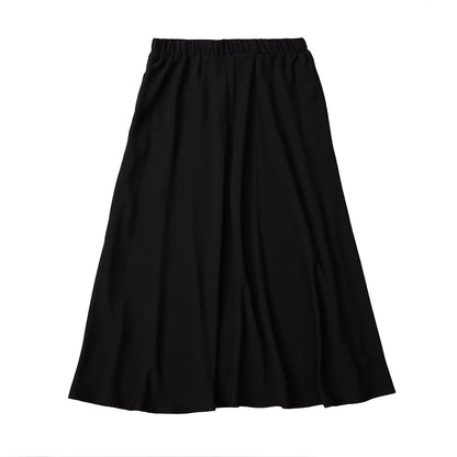 Duchess Skirt in Black Recycled Poly