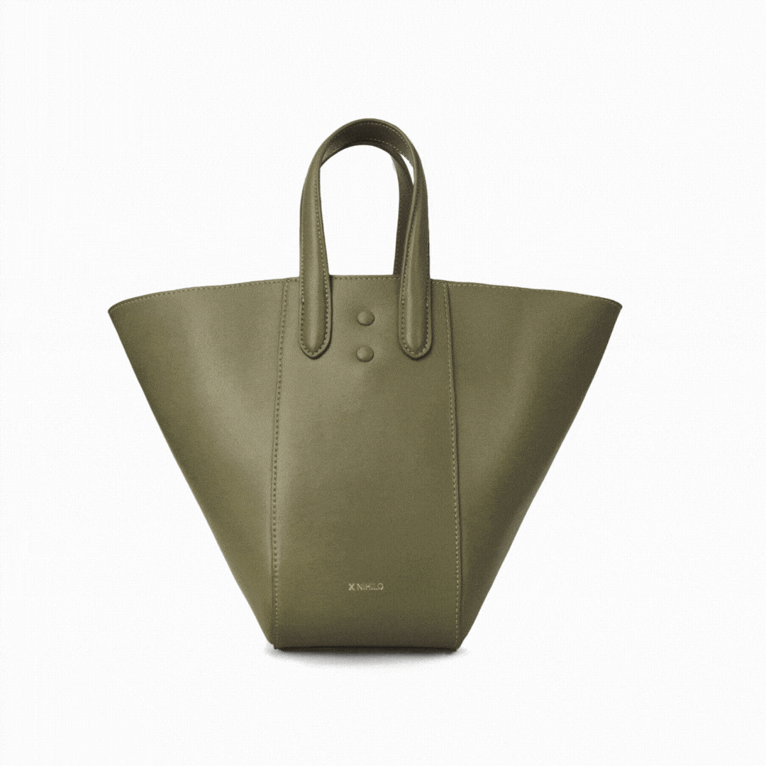 X-Nihlio Handbags bags X-NIHILO Mini Eight Bag in Khaki