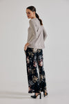 Lindsay Nicholas New York TOP Laura Crew Neck in Antique Shimmer