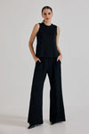 Lindsay Nicholas New York Pants Disco Glitter Pant in Black