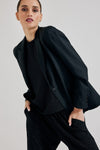 Lindsay Nicholas New York Pants Disco Glitter Pant in Black