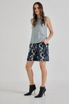 Lindsay Nicholas New York TOP Laura Sleeveless Crewneck in Ice Blue