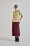 Lindsay Nicholas New York midi Duchess Skirt in Mens Necktie