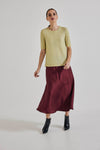 Lindsay Nicholas New York midi Duchess Skirt in Mens Necktie