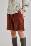 Lindsay Nicholas New York Freya Short in Cinnamon Silk