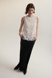 Lindsay Nicholas New York Pants Palazzo Pants in Black Silk
