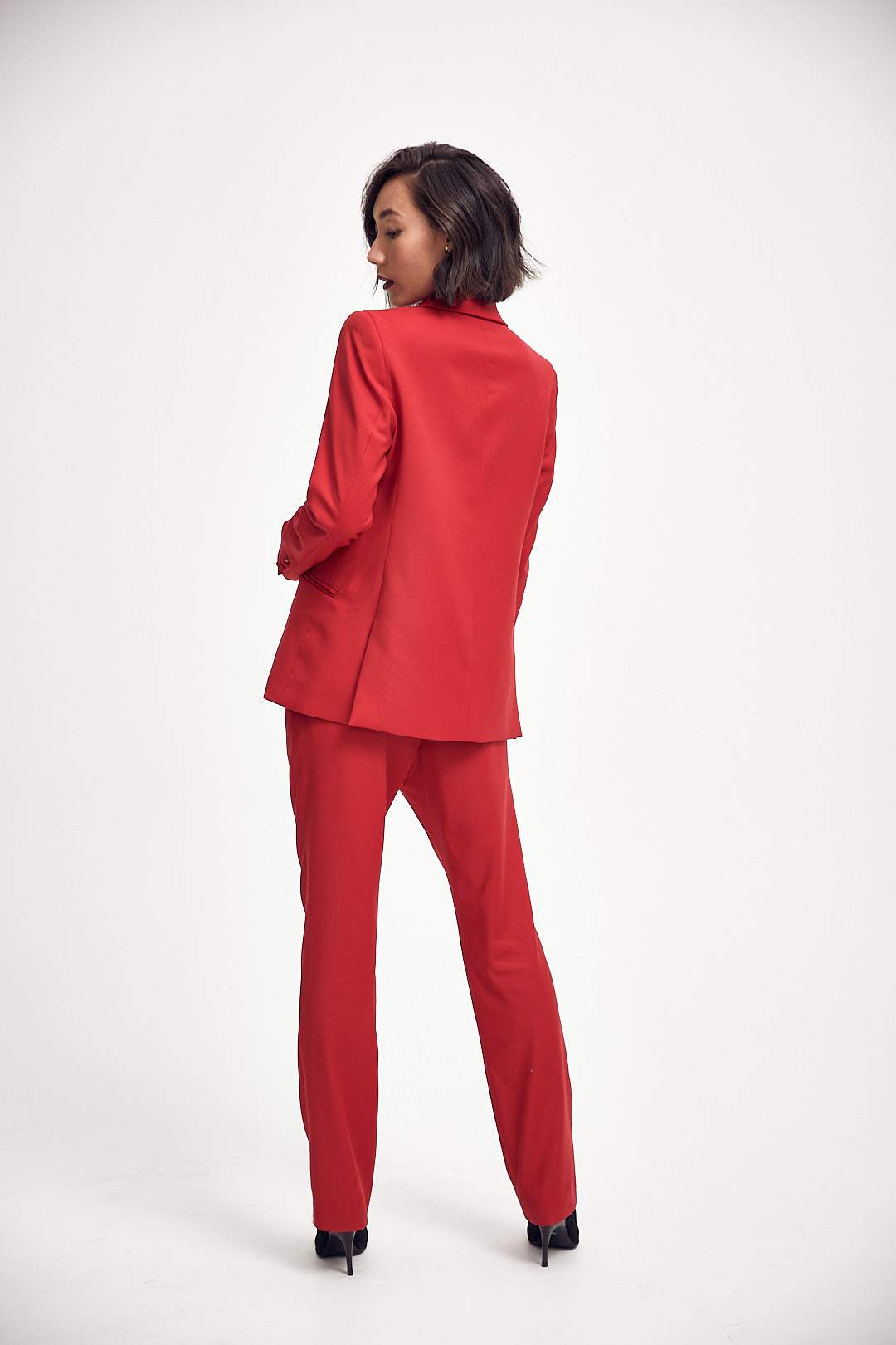Lindsay Nicholas New York JACKETS Elizabeth Jacket in Classic Red