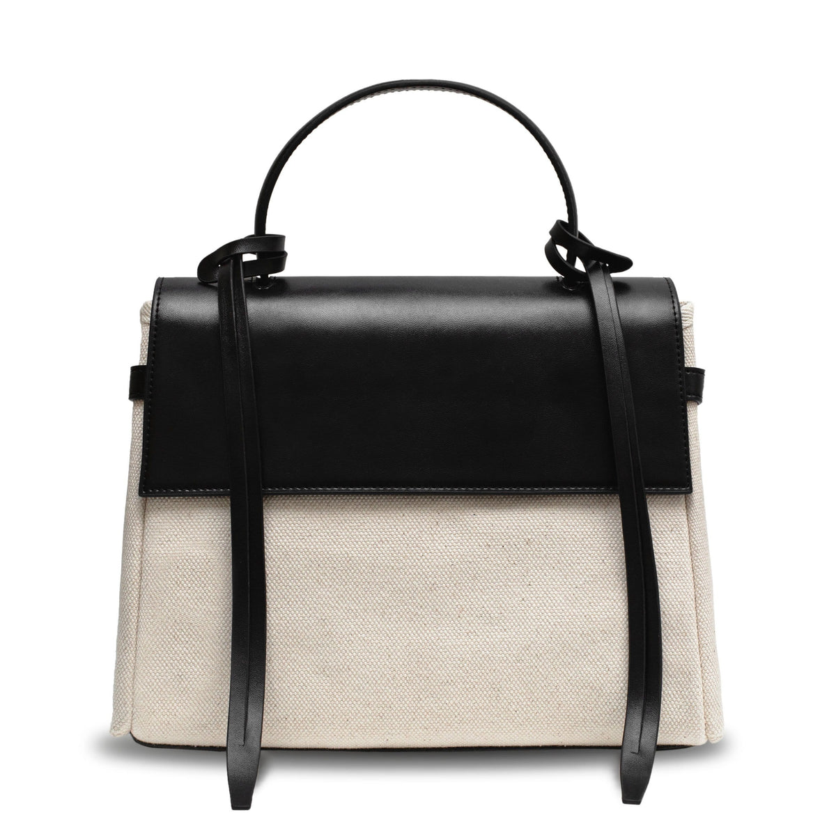 X-Nihlio Handbags bags Bank Bag in Canvas Black