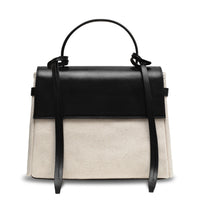 X-Nihlio Handbags bags Bank Bag in Canvas Black